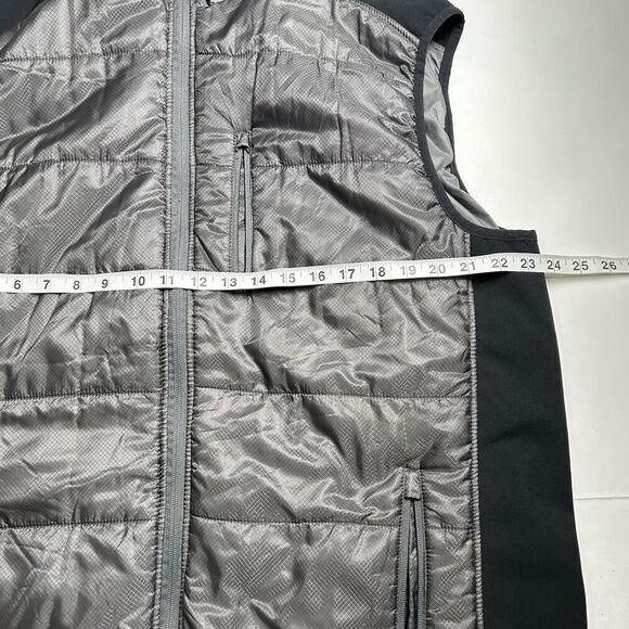 Legendary Anglers Men’s XLT Black Topwater Puffer Vest Full Zip Mock Neck - Picture 4 of 5